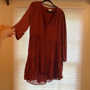 Red Button Down Wilfred Barossa Dress